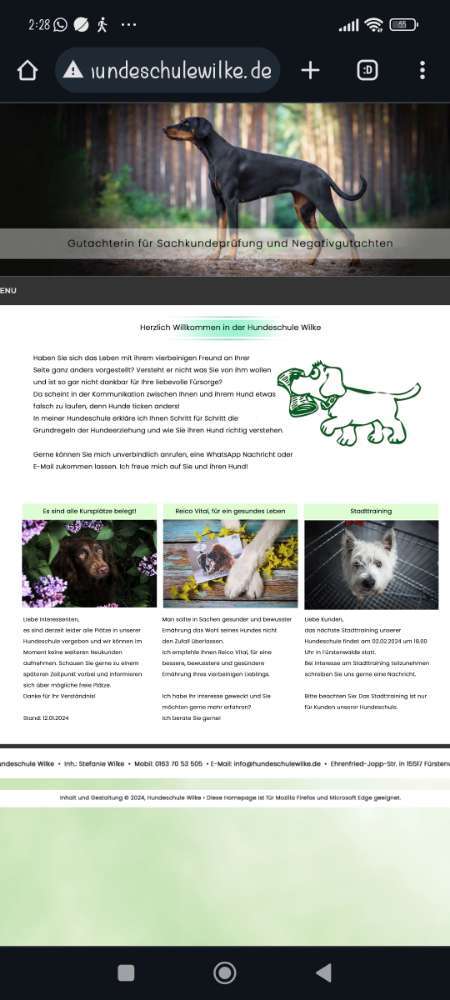 Hundeauslaufgebiet-Hundeschule Wilke-Bild