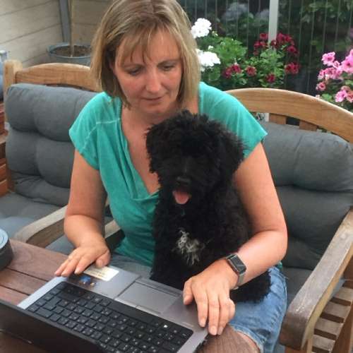 Hundeauslaufgebiet-Hund im Kopf - Kerstin Gerstenberger-Bild