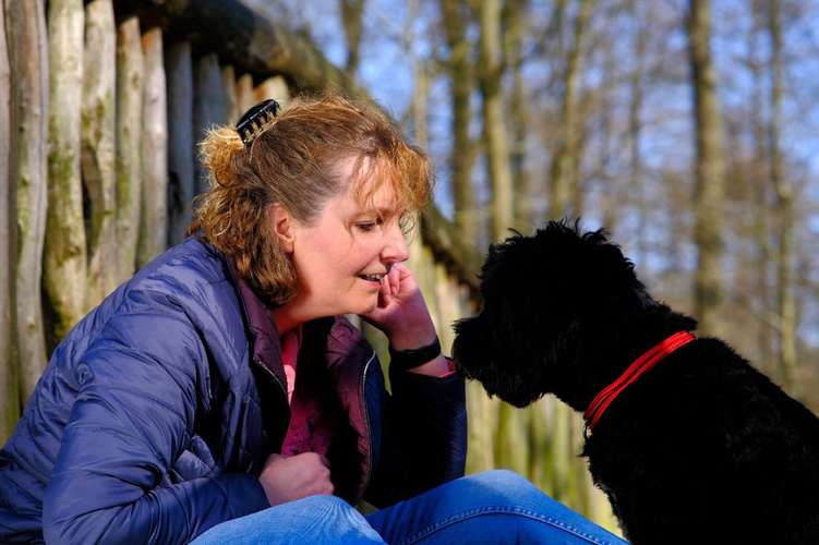 Hundeauslaufgebiet-Hund im Kopf - Kerstin Gerstenberger-Bild