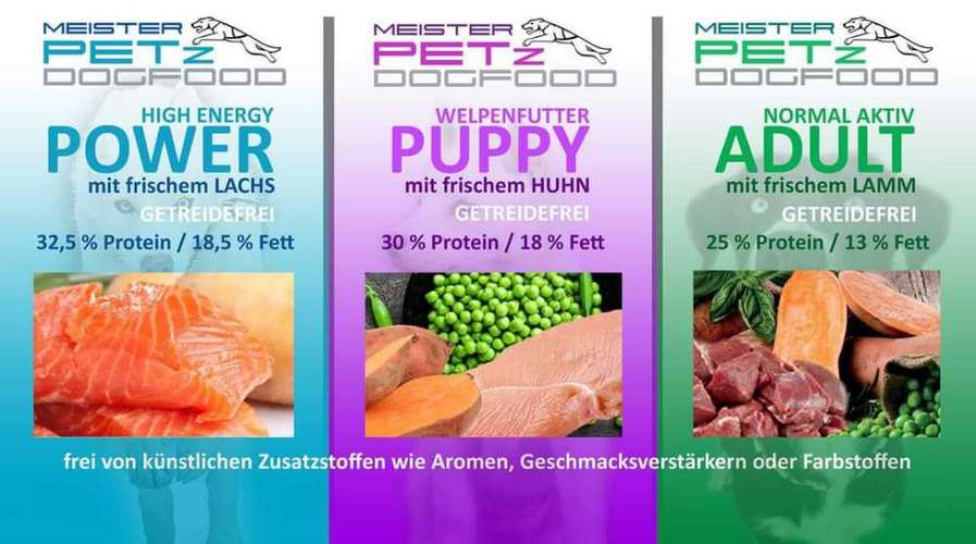 Hundeauslaufgebiet-Meister Petz Dogfood-Bild