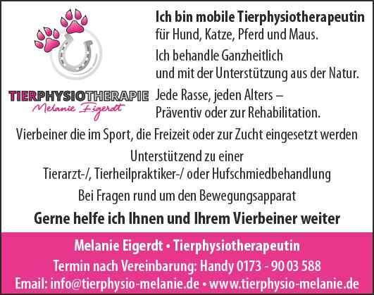 Hundeauslaufgebiet-Tierphysiotherapie Melanie Eigerdt für Hunde, Katze, Pferd und Maus-Bild