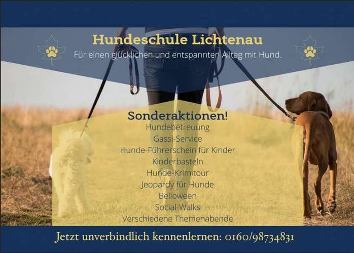 Hundeauslaufgebiet-Hundeschule Lichtenau/Sa-Bild