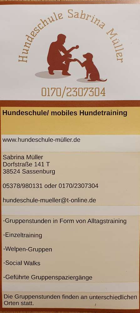 Hundeauslaufgebiet-Hundeschule Sabrina Müller-Bild