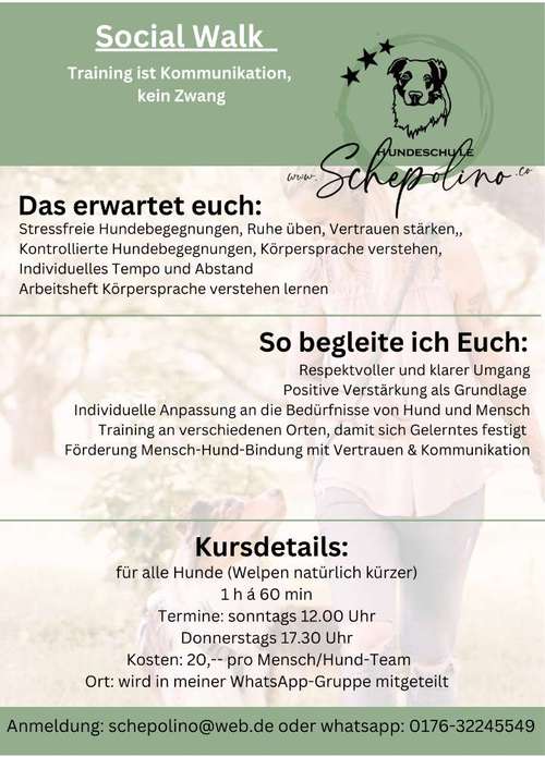 Hundeauslaufgebiet-Hundeschule Schepolino-Bild