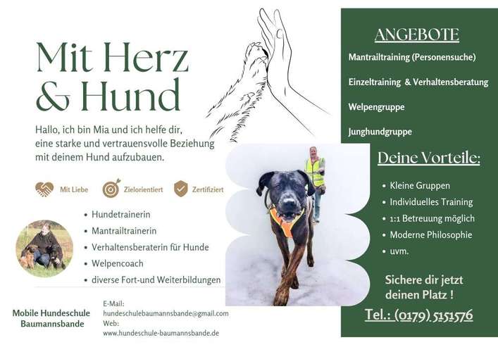 Hundeauslaufgebiet-MOBILE HUNDESCHULE BAUMANNSBANDE-Bild