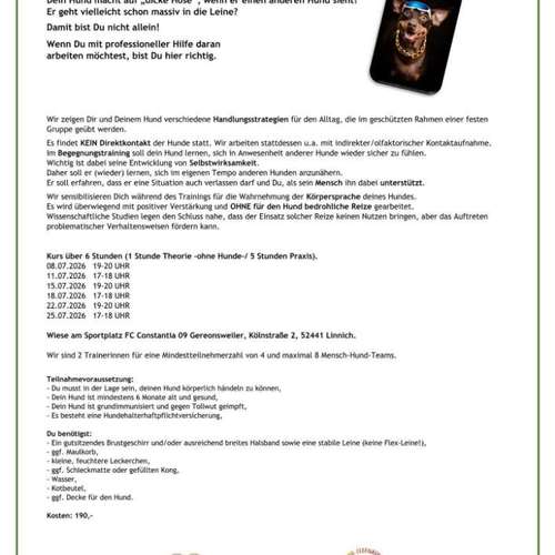 Hundeauslaufgebiet-Sonja Bader - JUST A DOG'S LOVE-Bild