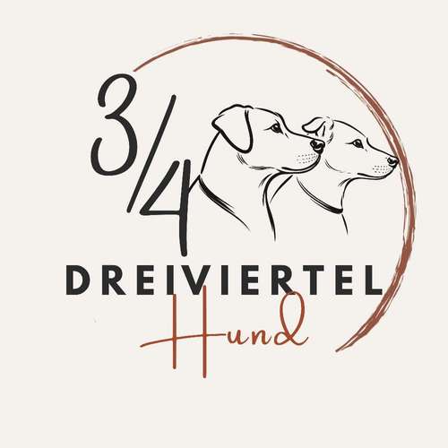 Hundeauslaufgebiet-Dreiviertel Hund-Bild