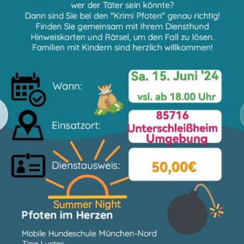 Hundeauslaufgebiet-Pfoten im Herzen - mobile Hundeschule München Nord-Bild