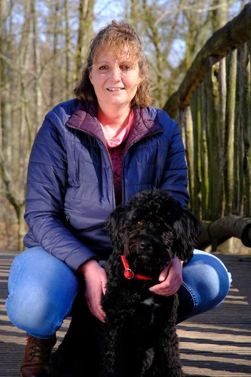 Hundeauslaufgebiet-Hund im Kopf - Kerstin Gerstenberger-Bild