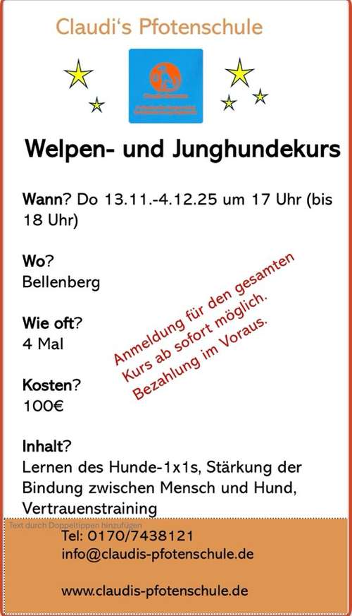 Hundeauslaufgebiet-Claudi‘s Pfotenschule-Bild