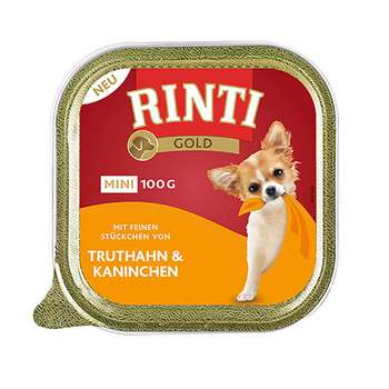 tests-Rinti Hunde-Nassfutter Gold Mini Truthahn & Kaninchen-Bild