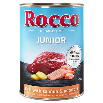 tests-Rocco Junior Rind mit Lachs & Kartoffeln-Bild