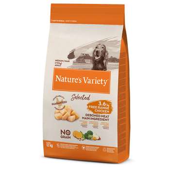 tests-Nature's Variety Selected Medium / Maxi Adult Freilandhuhn-Bild