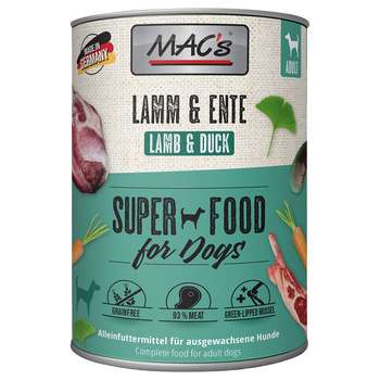 tests-MAC's Adult Superfood - Lamm & Ente-Bild