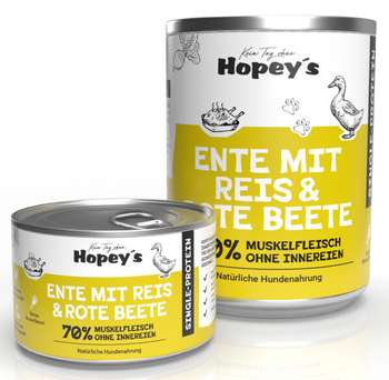 tests-Hopey's Ente mit Reis & Rote Beete-Bild