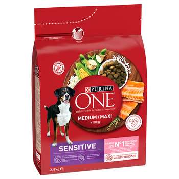 tests-Purina One Medium/Maxi Sensitive Lachs-Bild