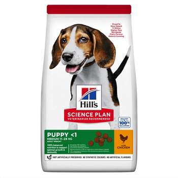 tests-Hills Science Plan Hund Medium Puppy Huhn-Bild