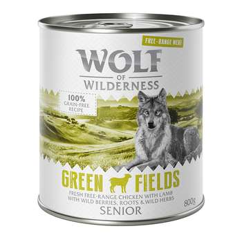 tests-Wolf of Wilderness Senior - Freilandfleisch/-innereien & Duo-protein - Senior Green Fields - Freiland-Lamm & Freiland-Huhn-Bild