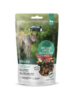 tests-Tundra Snack Active & Vital Ente, Lachs & Hirsch-Bild