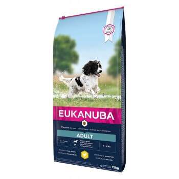 tests-EUKANUBA Active Adult Medium Breed mit Huhn-Bild