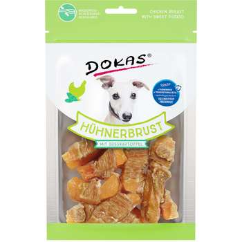 tests-DOKAS Hundesnack Hühnerbrust mit Süßkartoffel-Bild