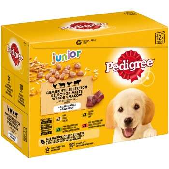 tests-Pedigree Multipack Portionsbeutel Junior Gemischte Selektion in Gelee-Bild