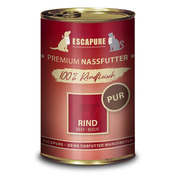 tests-Escapure Nassfutter Rind PUR-Bild