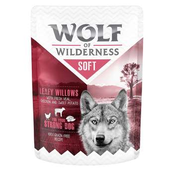 tests-Wolf of Wilderness Adult - Pouch - Leafy Willows - Huhn mit Kalb-Bild