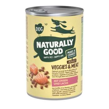 tests-Naturally Good Veggies & Meat Linsen und Lachs-Bild