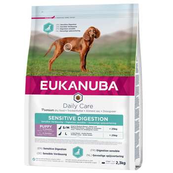 tests-EUKANUBA Puppy Sensitive Digestion mit Huhn & Pute-Bild