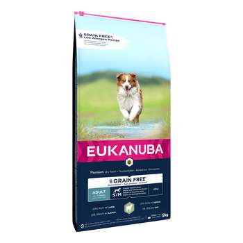 tests-EUKANUBA Grain Free Adult Small & Medium Breed Lamm-Bild