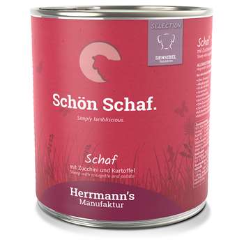 tests-Herrmann's Manufaktur Bio-Menü Sensitive - Schaf mit Bio-Zucchini und Bio-Kartoffeln-Bild