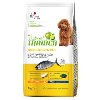 tests-Natural Trainer Dog Adult Small & Toy mit Thunfisch-Bild