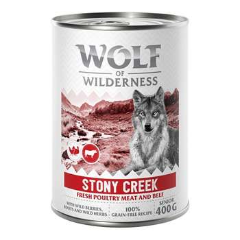 tests-Wolf of Wilderness Senior - Mit viel frischem Geflügel - Stony Creek - Geflügel mit Rind-Bild