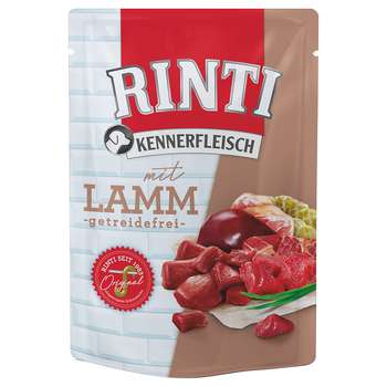 tests-Rinti Kennerfleisch Pouches Lamm-Bild