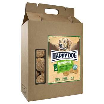 tests-Happy Dog NaturCroq Lamm und Reis Taler-Bild