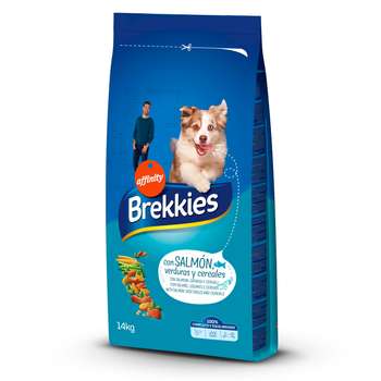 tests-Brekkies Dog mit Lachs-Bild