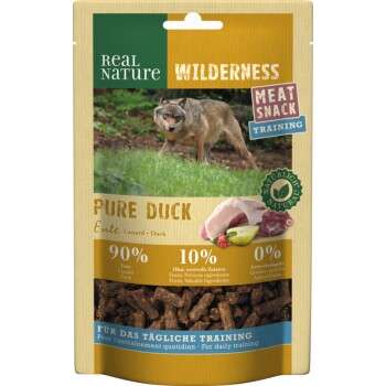 tests-REAL NATURE WILDERNESS Meat Snack Training Pure Duck (Ente mit Preiselbeeren & Birnen)-Bild