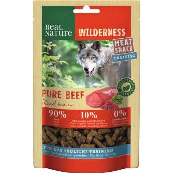 tests-REAL NATURE WILDERNESS Meat Snack Training Pure Beef (Rind mit Himbeeren und Spinat)-Bild