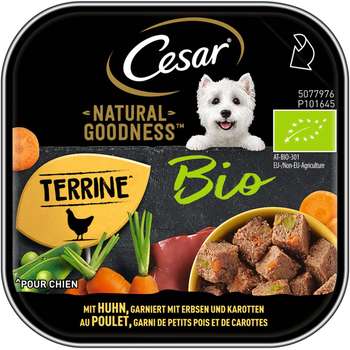 tests-Cesar Natural Goodness Bio mit Huhn, Erbsen & Karotten-Bild