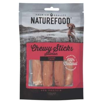 tests-NATUREFOOD Chewy Sticks Lachs-Bild