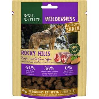 tests-REAL NATURE WILDERNESS Crunchy Snack Ziege mit Süßkartoffel-Bild