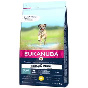 tests-EUKANUBA Grain Free Adult Small / Medium Breed Huhn-Bild