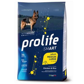 tests-Prolife Smart Adult Medium/ Large Breed Huhn & Reis-Bild