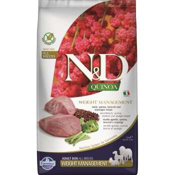 tests-Farmina N&D Dog QUINOA Adult Weight Management Lamm, Quinoa, Broccoli und Spargel-Bild