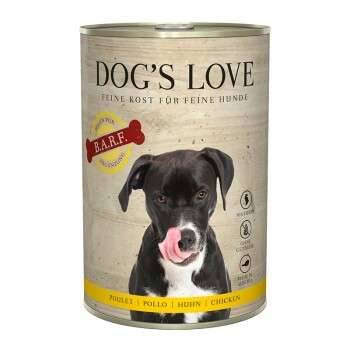 tests-Dog's Love Adult Fleisch Pur B.A.R.F. Huhn-Bild