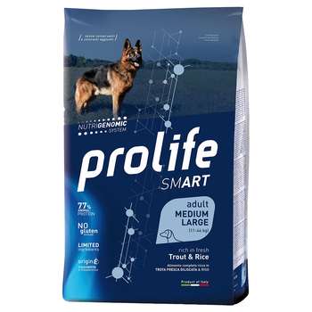 tests-Prolife Smart Adult Medium / Large Forelle & Reis-Bild