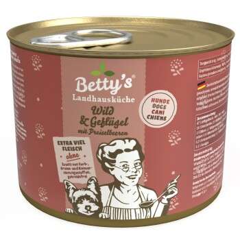 tests-Betty's Landhausküche Wild & Geflügel für Hund-Bild