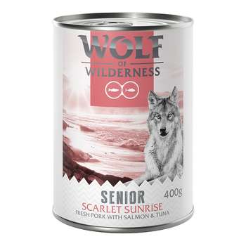 tests-Wolf of Wilderness Senior - mit frischem rotem Fleisch Scarlet Sunrise-Bild