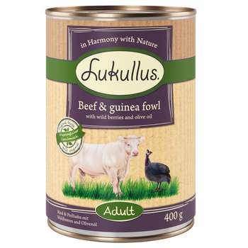 tests-Lukullus  Naturkost Adult Getreidefrei - Rind & Perlhuhn-Bild